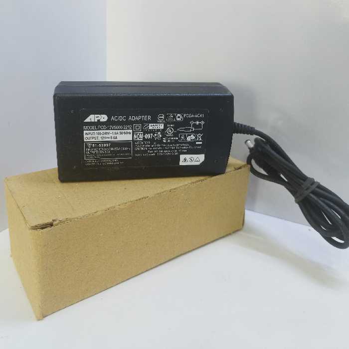 آداپتور 12ولت 5آمپر (12V-5A) برند APDمدل PCGA-ACX1