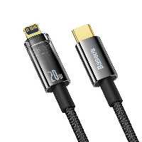 کابل تبدیل USB-C به لایتنینگ باسئوس مدل Explorer Series  طول 1 متر | کالا مکس