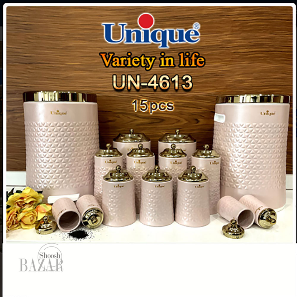 سرویس 15 پارچه صورتی طلایی -گلکسی یونیک کد 4613