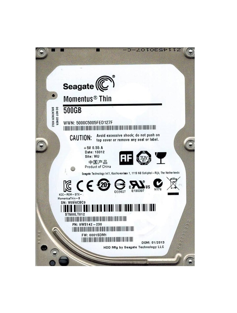 هارددیسک اینترنال نوت بوکی ظرفیت 500 گیگابایت - دوسو آی تی