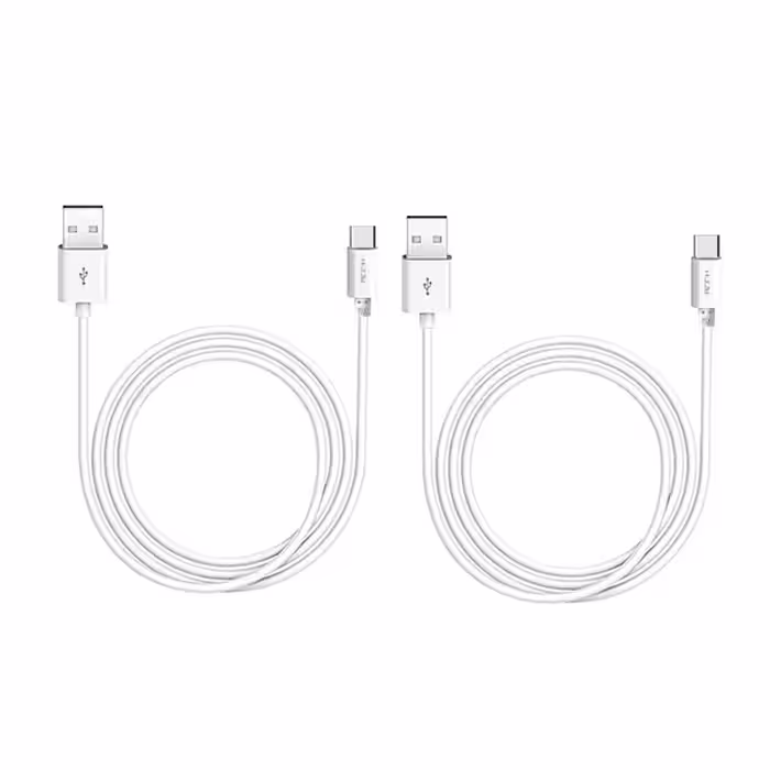 کابل تبدیل USB به USB-C راک مدل RCB0543 طول 1.5 متر  بسته 2 عددی 