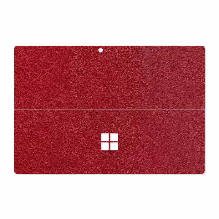 برچسب پوششی ماهوت مدل Red-Leather مناسب برای تبلت مایکروسافت Surface Pro 4 2015