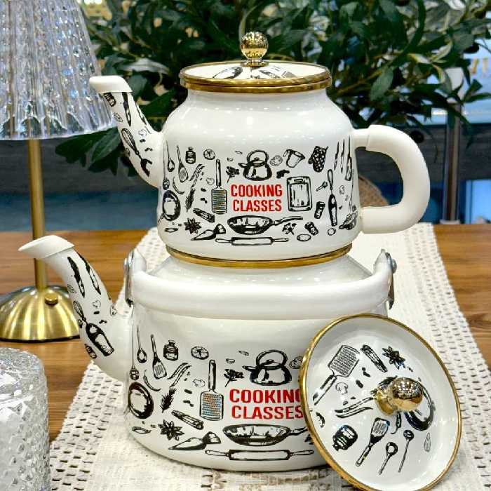 کتری قوری لعابی لایت