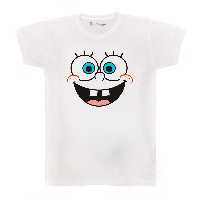 تی شرت بچگانه پرمانه طرح باب اسفنجی کد pmt.3432