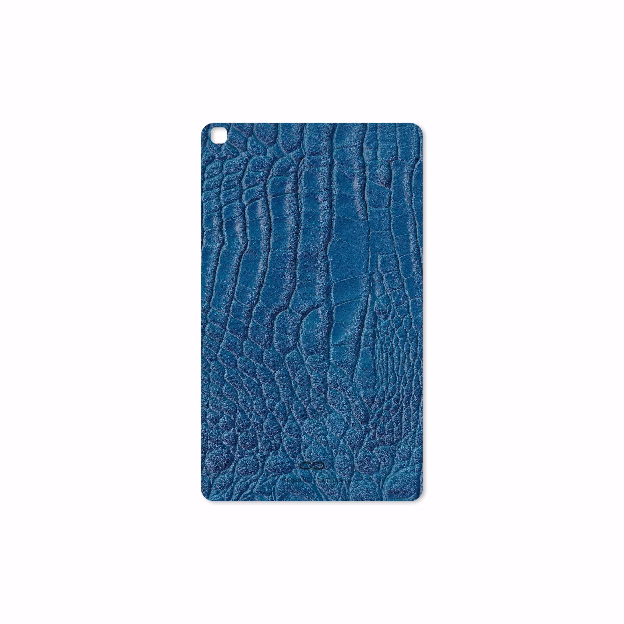 برچسب پوششی ماهوت مدل Blue-Crocodile-Leather مناسب برای تبلت سامسونگ Galaxy Tab A 8.0 2019 T290