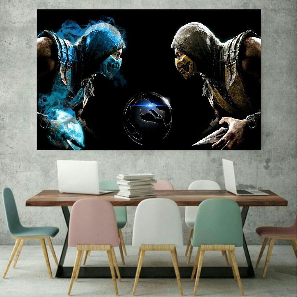 تابلو بوم طرح مورتال کمبت کدBH585