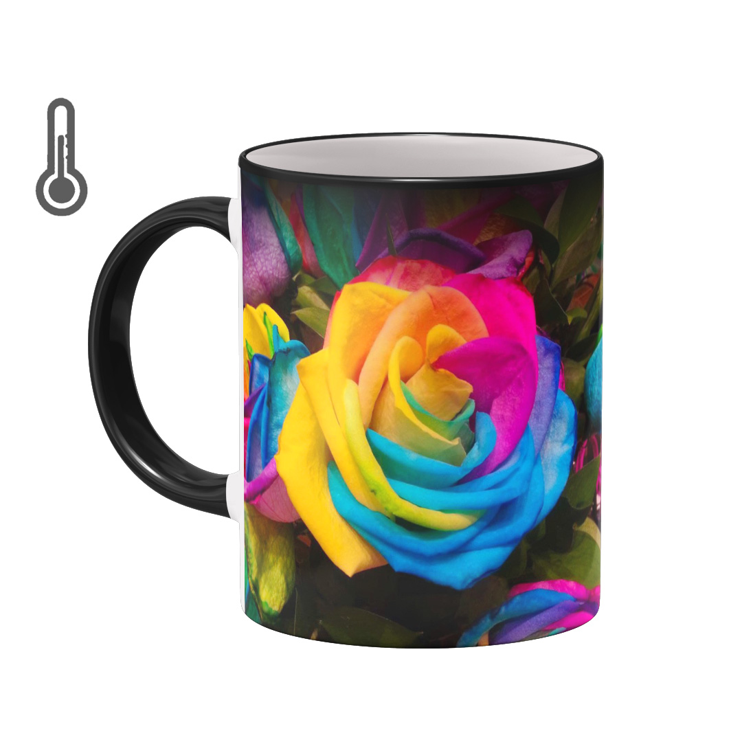 ماگ حرارتی بیگ ماگ مدل گل کد 2987