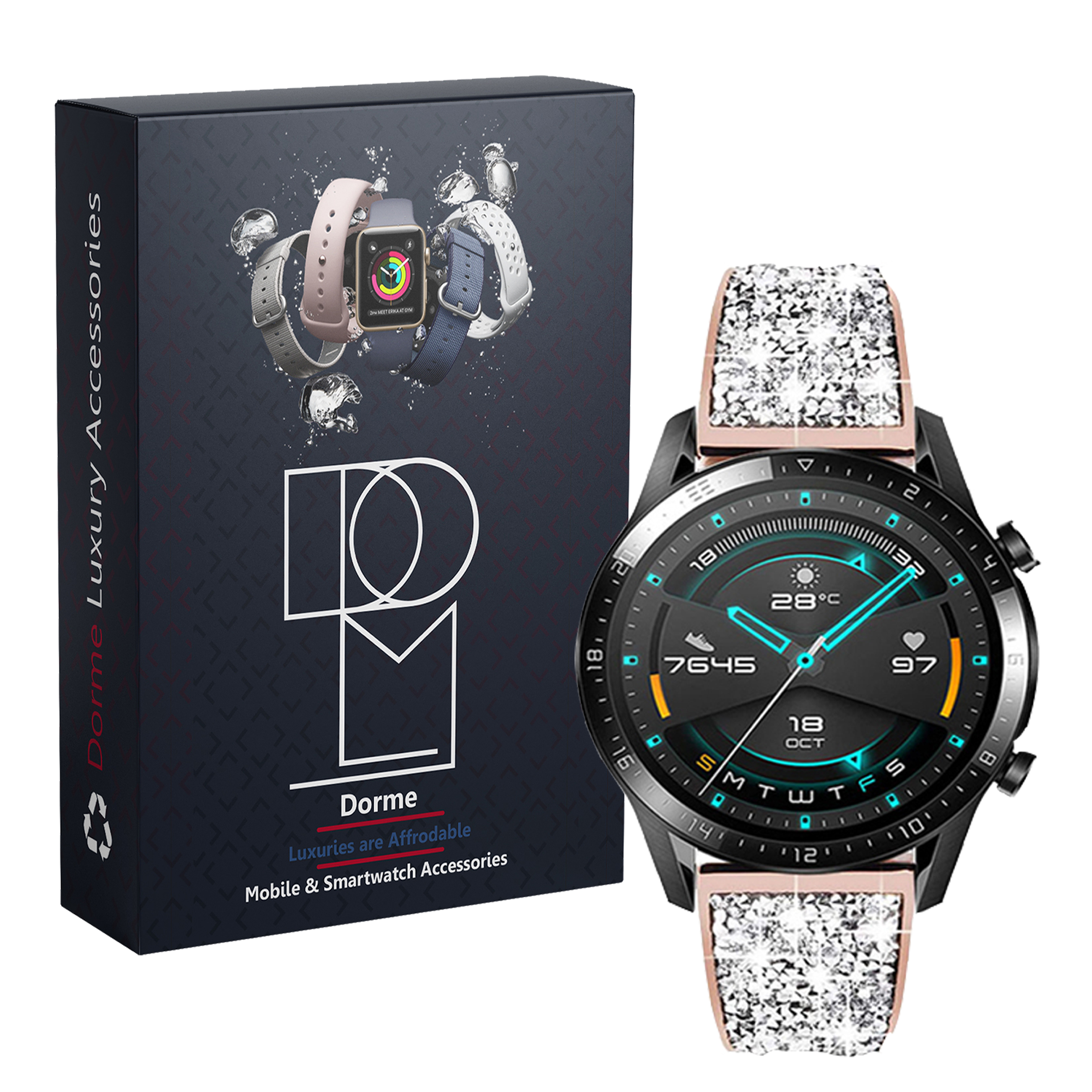 بند درمه مدل Diamond  مناسب برای ساعت هوشمند هوآوی Watch GT3 42mm