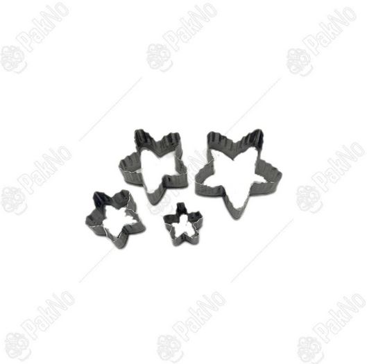 کاتر برش استیل کنگره ستاره ای(4تایی)