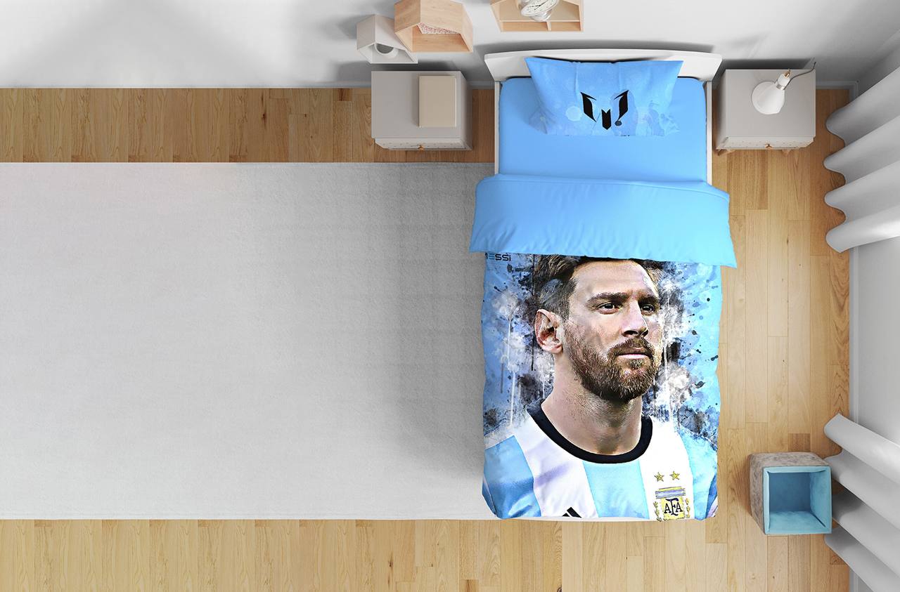 روتختی یک نفره آلوئه ورا لومانا 4تکه طرح Messi