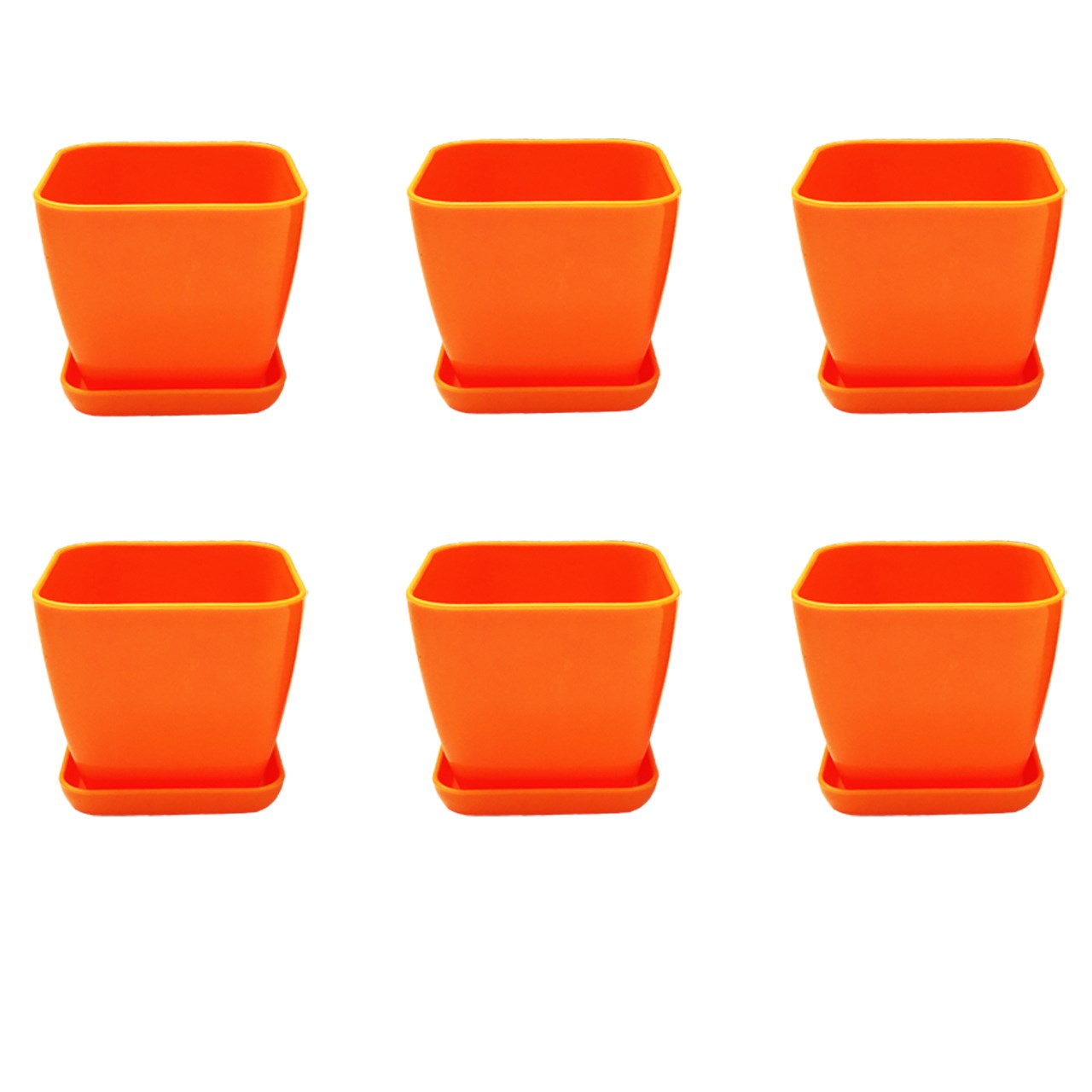 گلدان گلپونه مدل Orchid 142 مجموعه 6 عددی