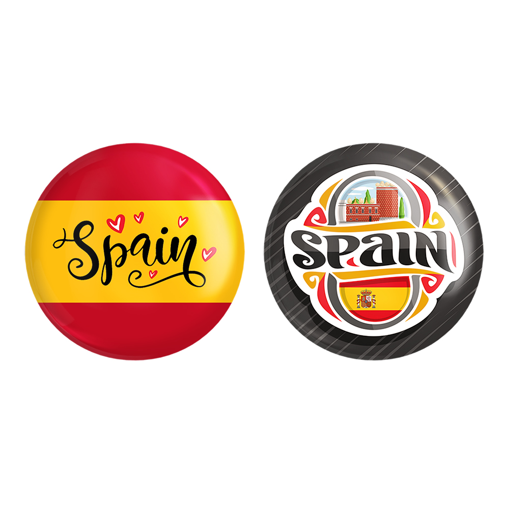 پیکسل خندالو مدل پرچم اسپانیا کد 2067720670 مجموعه 2 عددی