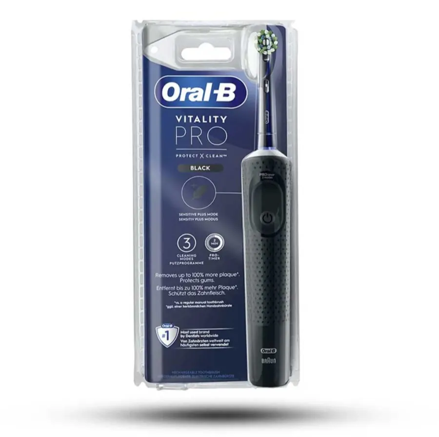 مسواک برقی اورال بی Vitality Pro Protect X Clean رنگ مشکی
