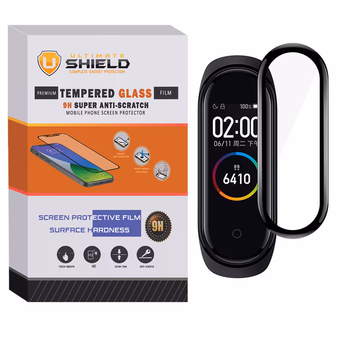 محافظ صفحه نمایش نانو آلتیمیت شیلد مدل NUL مناسب برای ساعت هوشمند شیایومی Mi Band 5