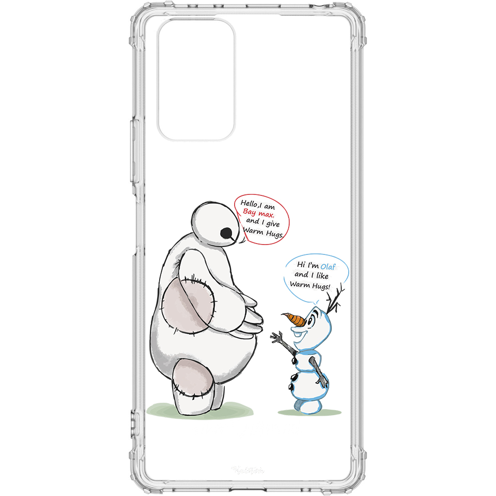 کاور طرح Olaf and Baymax مناسب برای گوشی موبایل شیائومی Redmi Note 10 / 10S