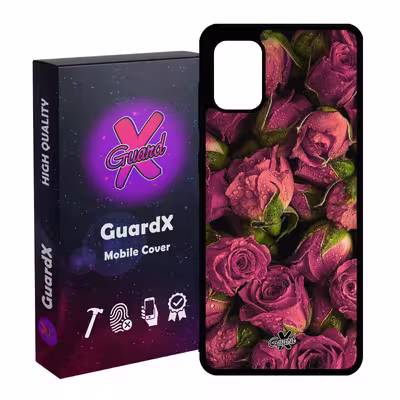 کاور گارد ایکس طرح Flower مدل Glass10006 مناسب برای گوشی موبایل سامسونگ Galaxy A31