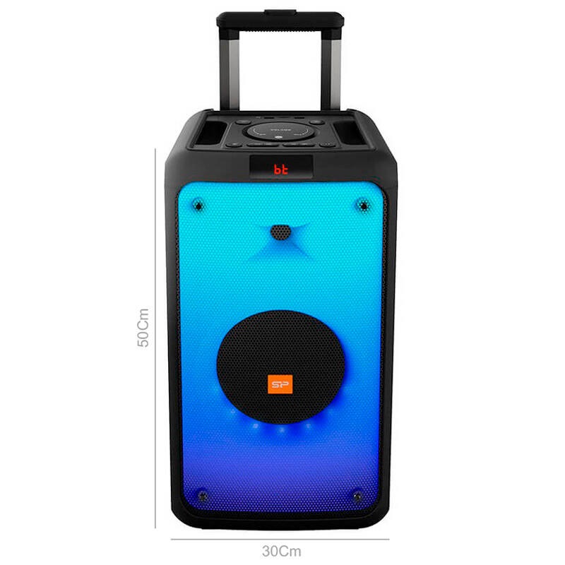 اسپیکر چمدانی بلوتوثی رم و فلش خور Silicon Power BS95   میکروفون و ریموت کنترل