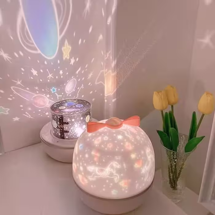 چراغ خواب پاپیون دارصورتی