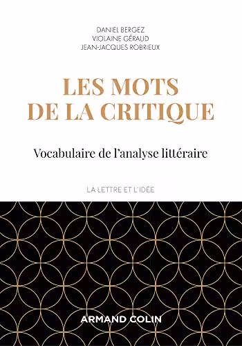 خرید و دانلود نسخه کامل کتاب Les mots de la critique : Vocabulaire de l'analyse littéraire (culture ge t. 1) - PDF