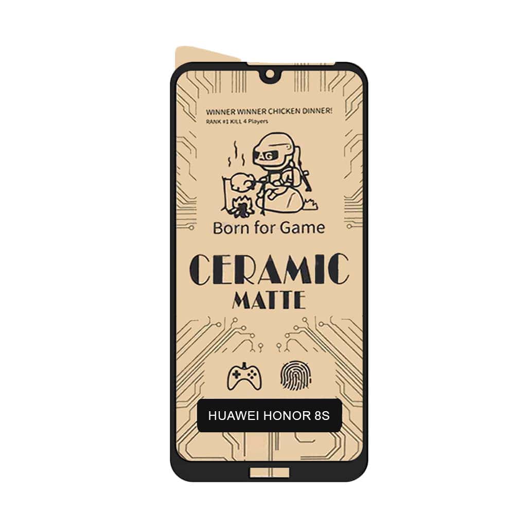 گلس محافظ صفحه نمایش سرامیکی مات هواوی Honor 8S
