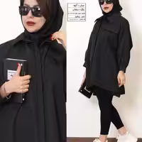 مانتو اسپرت سایز بزرگ پرشین مدل آتیه.