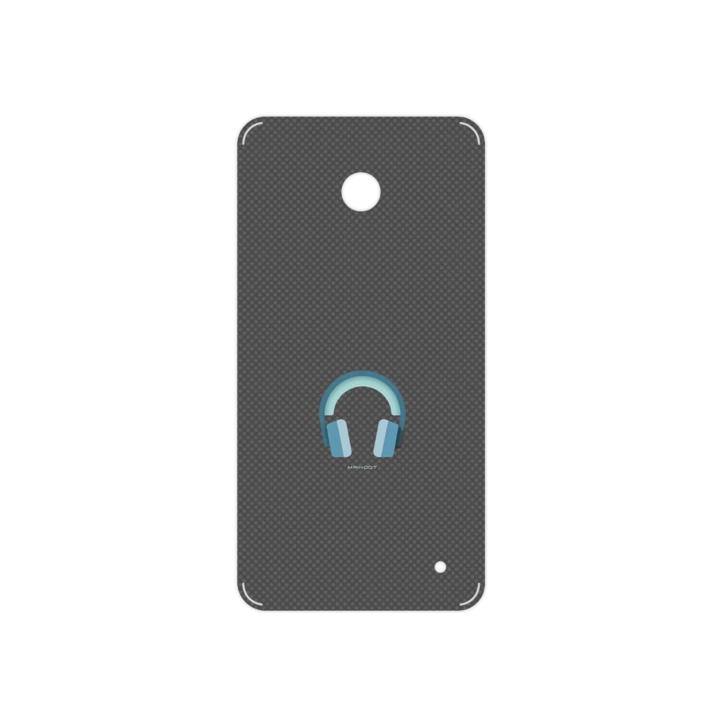 برچسب پوششی ماهوت مدل Minimal Headphone Icon مناسب برای گوشی موبایل نوکیا Lumia 630