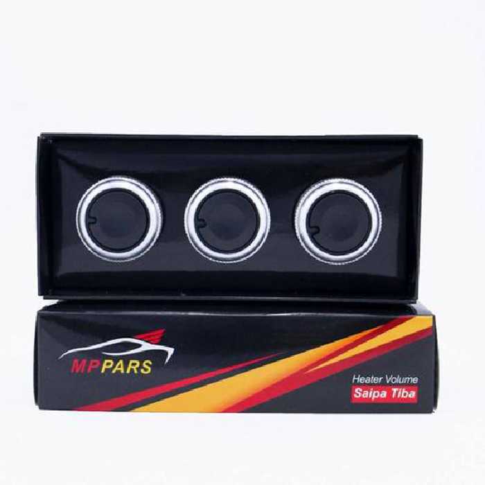 ولوم کنترل سرعت تهویه کولر و بخاری خودرو ام پی پارس مدل VOLB-GHER مناسب برای تیبا بسته 3 عددی 