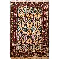 فرش دستبافت سه متری طرح لوزی کد AA334