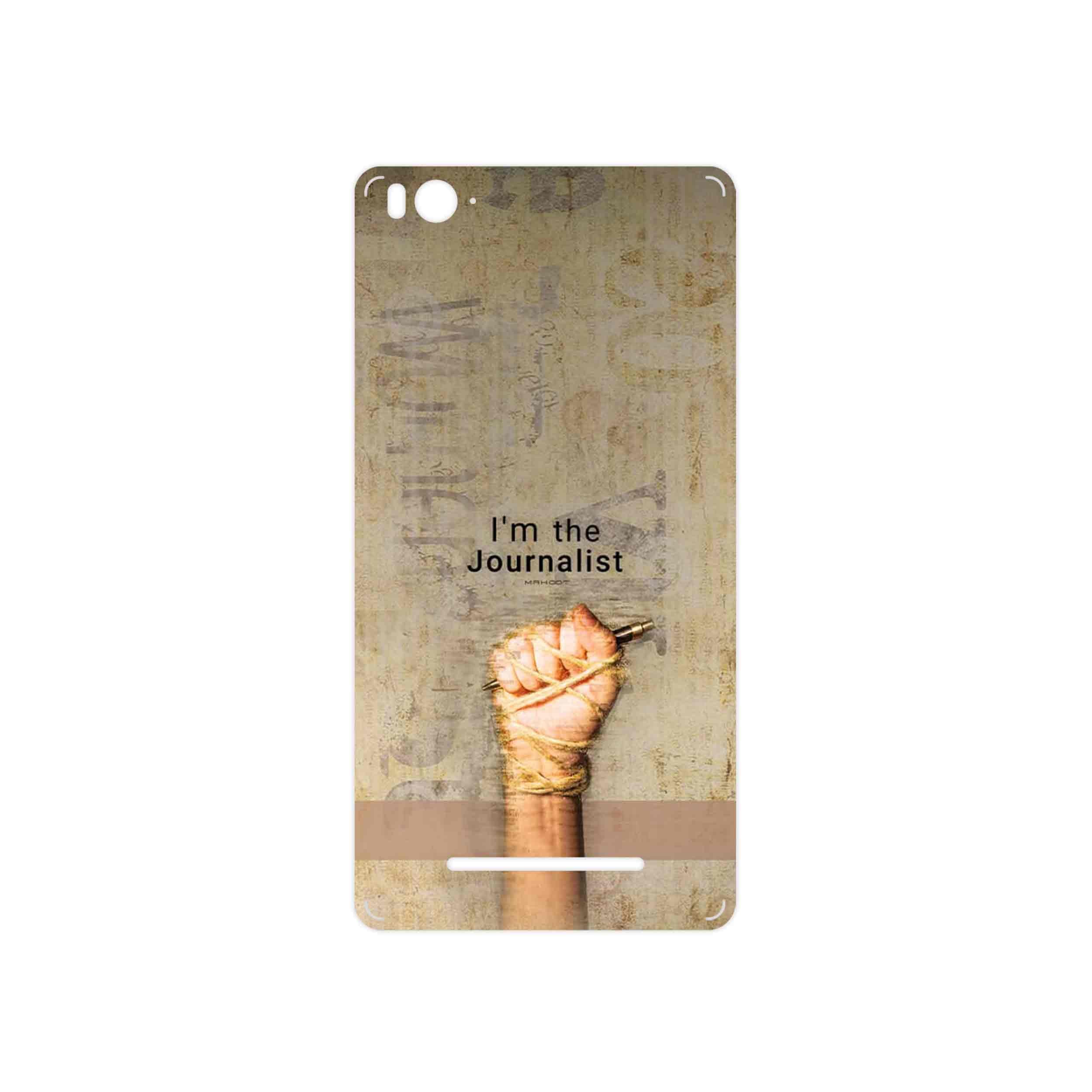 برچسب پوششی ماهوت مدل Journalist مناسب برای گوشی موبایل شیائومی Mi 4c