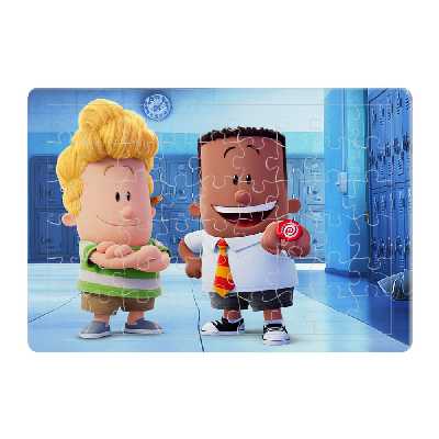 پازل 54 تکه طرح کاپيتان زير شلواري مدل P416