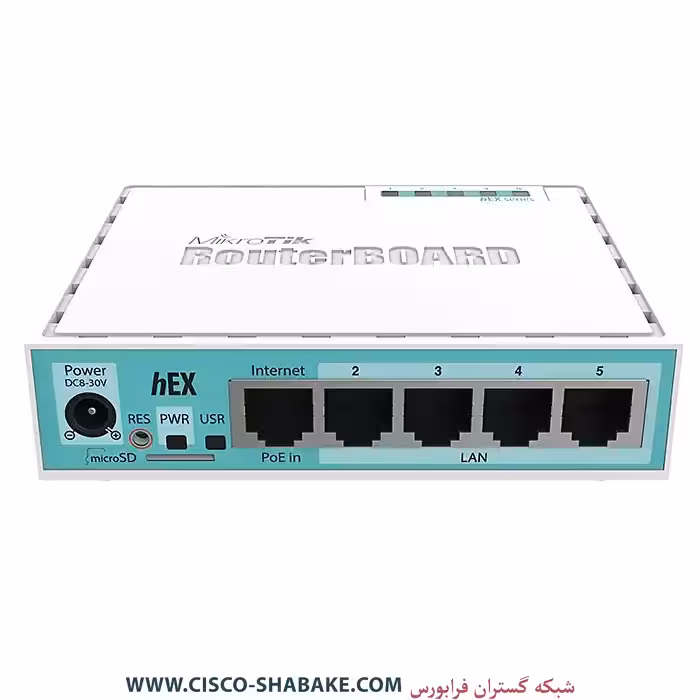 روتر میکروتیک hEX RB750Gr3