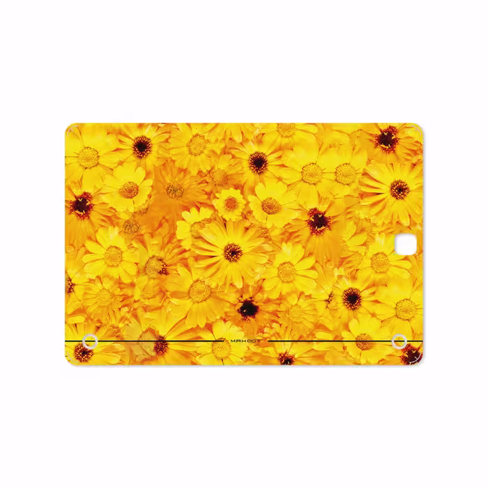 برچسب پوششی ماهوت مدل Yellow-Flower مناسب برای تبلت سامسونگ Galaxy Tab A 9.7 2015 T550