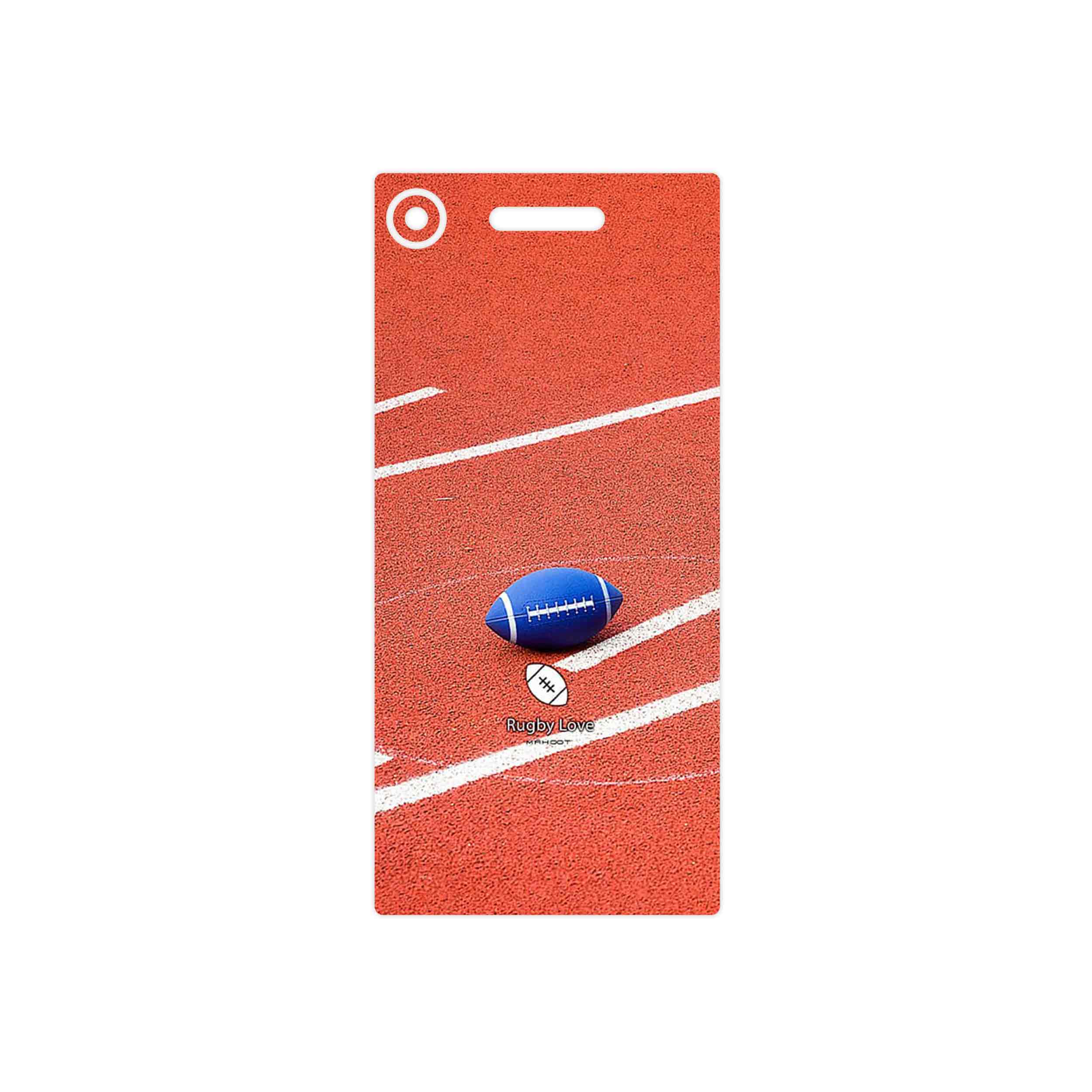 برچسب پوششی ماهوت مدل Rugby football مناسب برای گوشی موبایل سونی Xperia XZ1