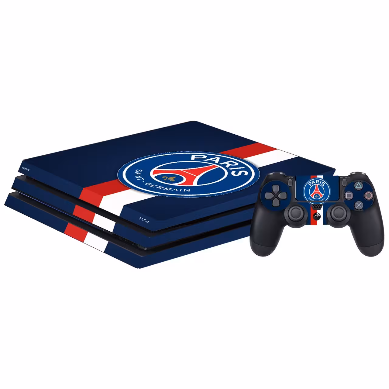 برچسب افقی پلی استیشن 4 پرو گراسیپا طرح PSG