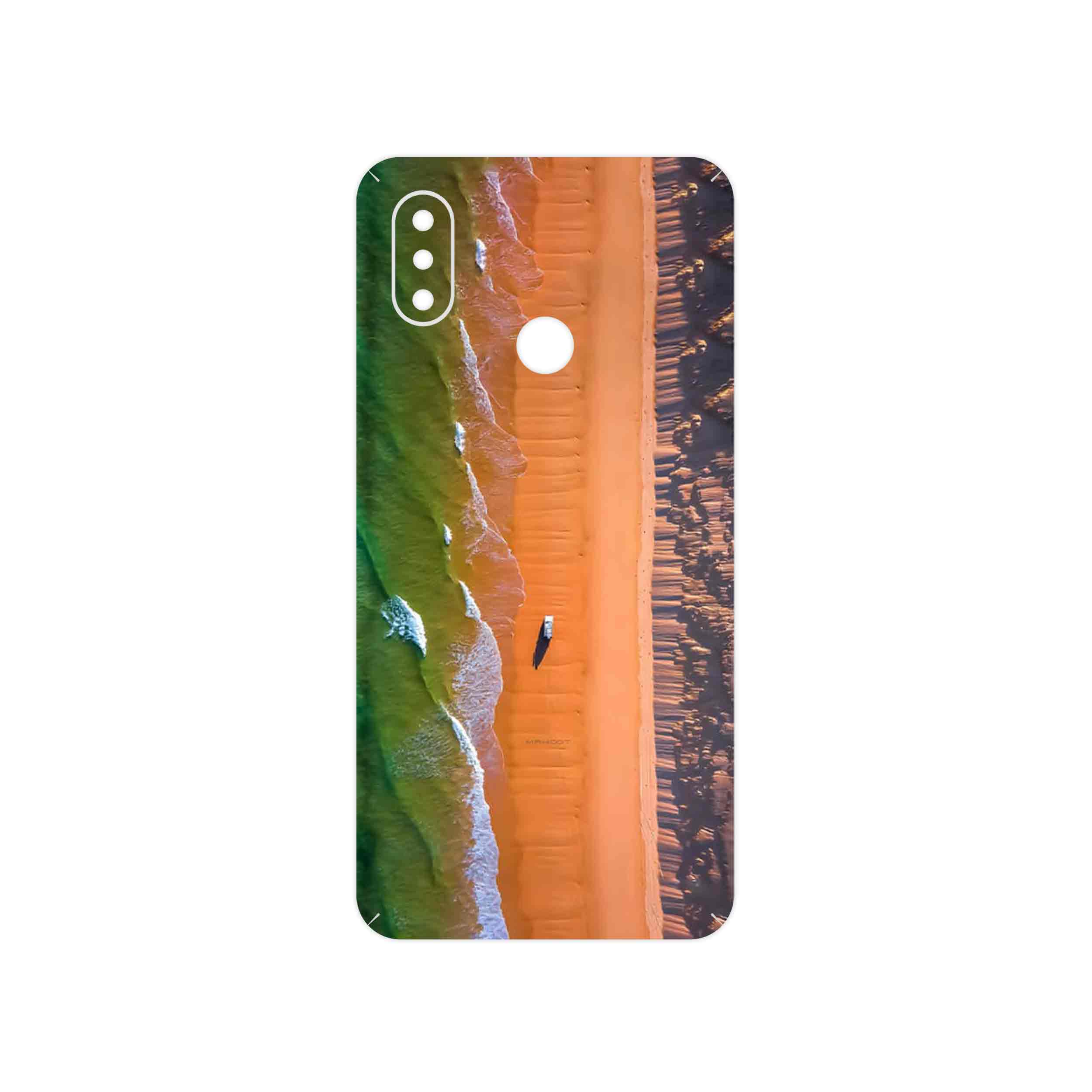 برچسب پوششی ماهوت مدل Beach and Green Sea مناسب برای گوشی موبایل شیائومی Mi 8