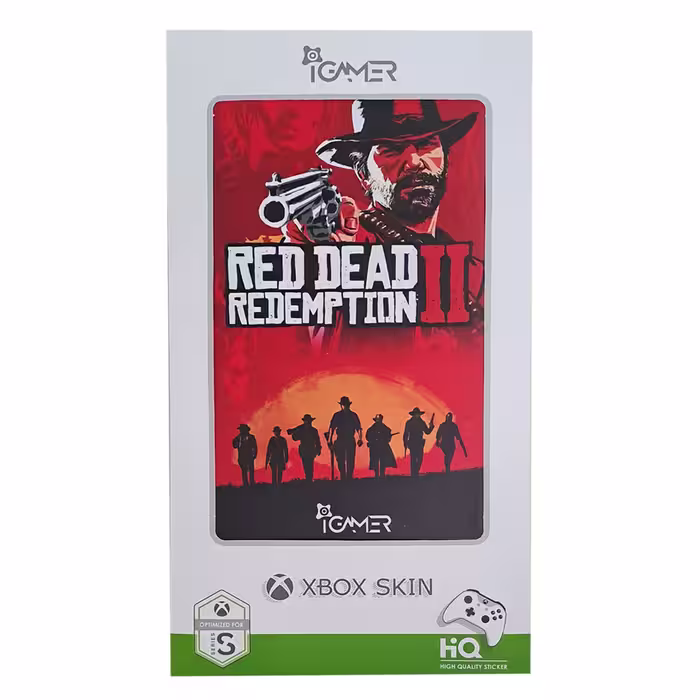 برچسب کنسول بازی ایکس باکس Series S   آیگیمر طرح RED DEAD مدل Skins0013 مجموعه 3 عددی