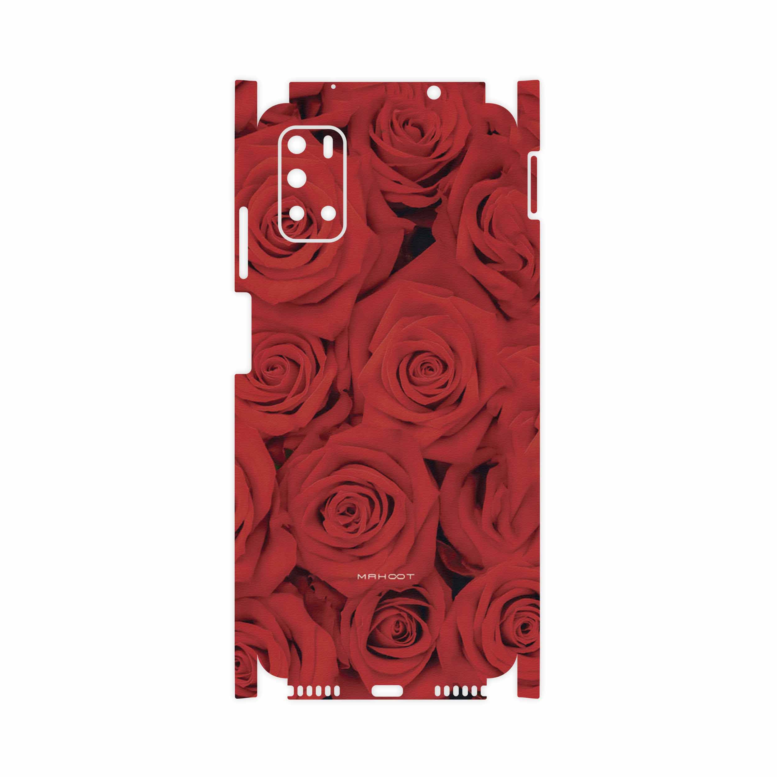 برچسب پوششی ماهوت مدل Red-Flower-FullSkin مناسب برای گوشی موبایل جی پلاس Z10