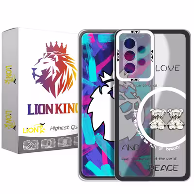 کاور لاین کینگ مدل دو خرسLOVE مناسب برای گوشی موبایل سامسونگ Galaxy A53