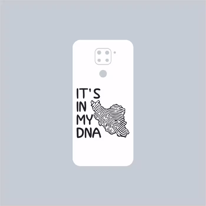 برچسب پوششی مدل DNA IRAN مناسب برای گوشی موبایل شیائومی Redmi Note 9 