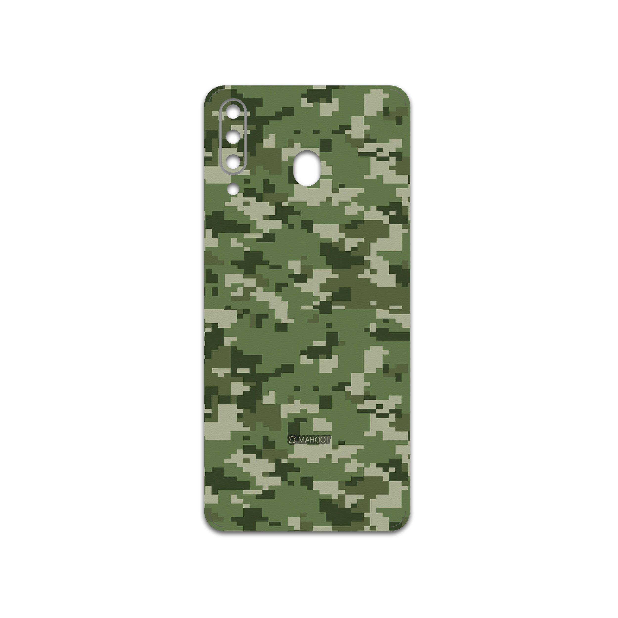 برچسب پوششی ماهوت مدل Army-Green-Pixel مناسب برای گوشی موبایل سامسونگ Galaxy M30