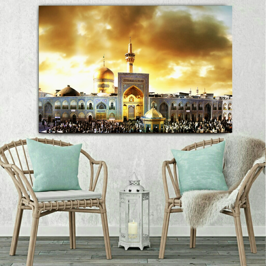 تابلو بوم مدل حرم امام رضا کد AR134