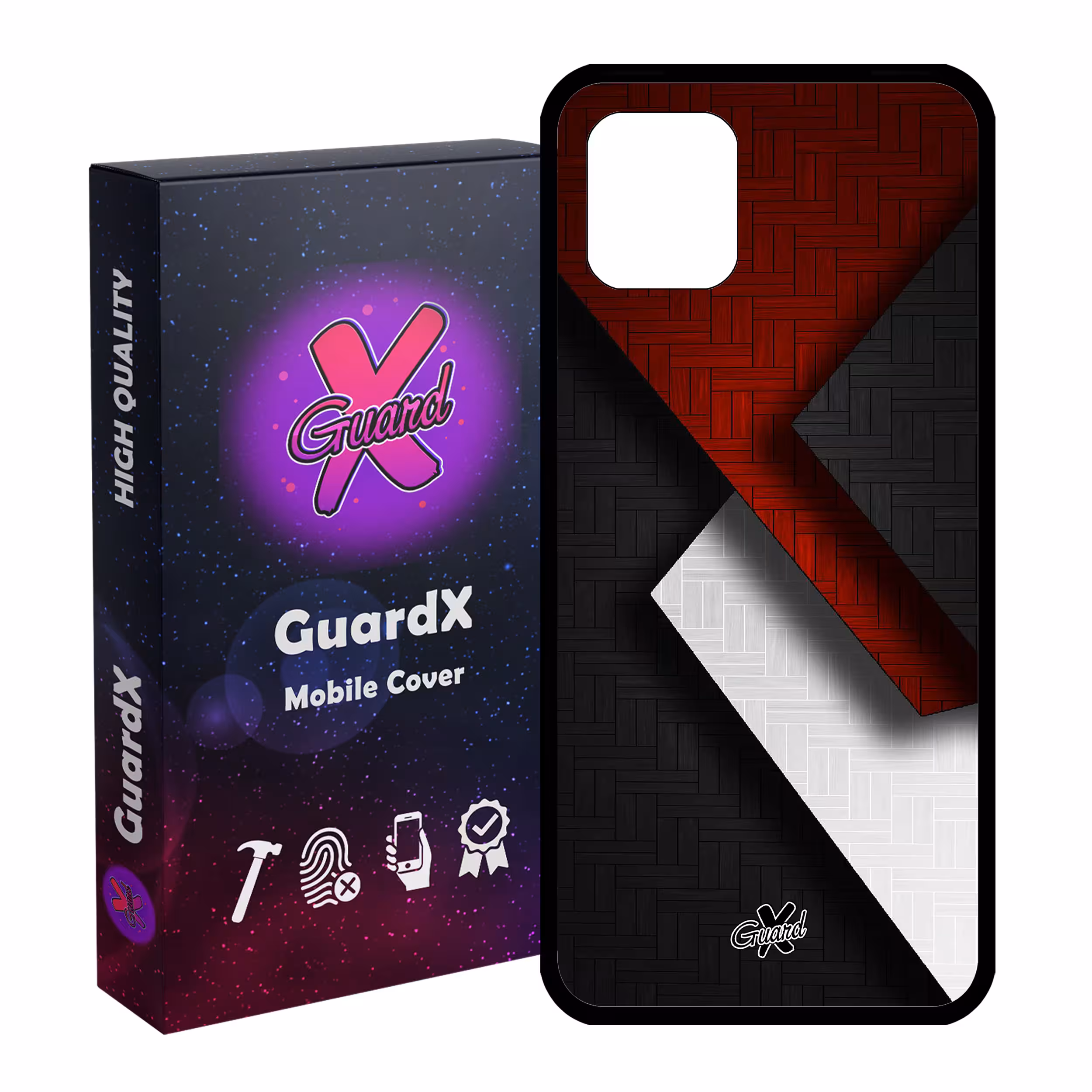 کاور گارد ایکس طرح Shape مدل Glass10174 مناسب برای گوشی موبایل سامسونگ Galaxy Note 10 Lite