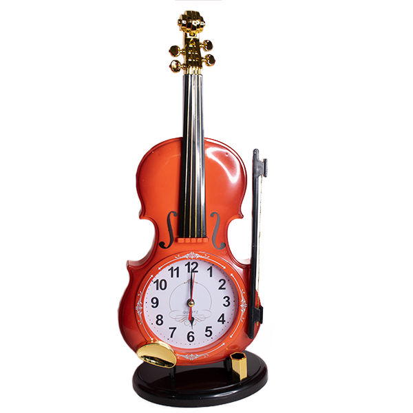 ساعت رومیزی طرح ویالون کد 1-97