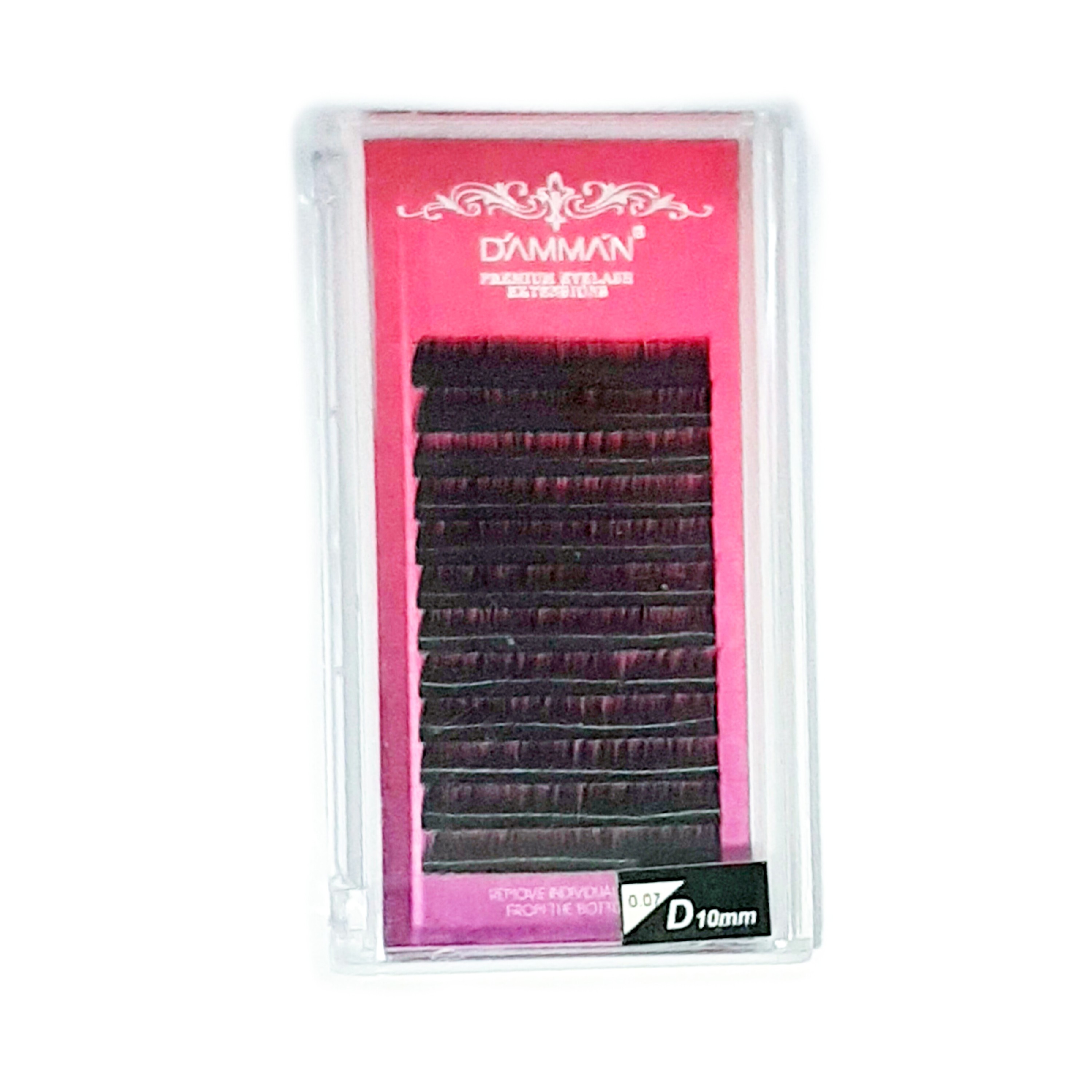 مژه والیوم فر D مشکی سایز 10 