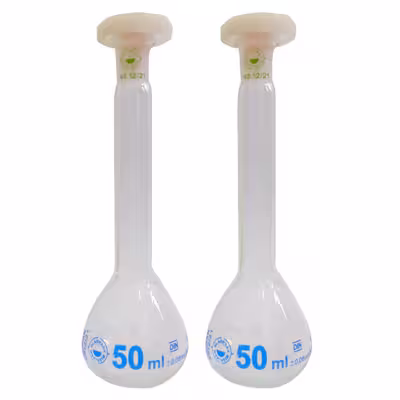 بالن آزمایشگاهی مدل ژوژه ظرفیت 50 میلی لیتر مجموعه 2 عددی
