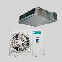داکت اسپلیت سقفی اینورتر هایسنس 30000 سرد و گرم مدل HID-30