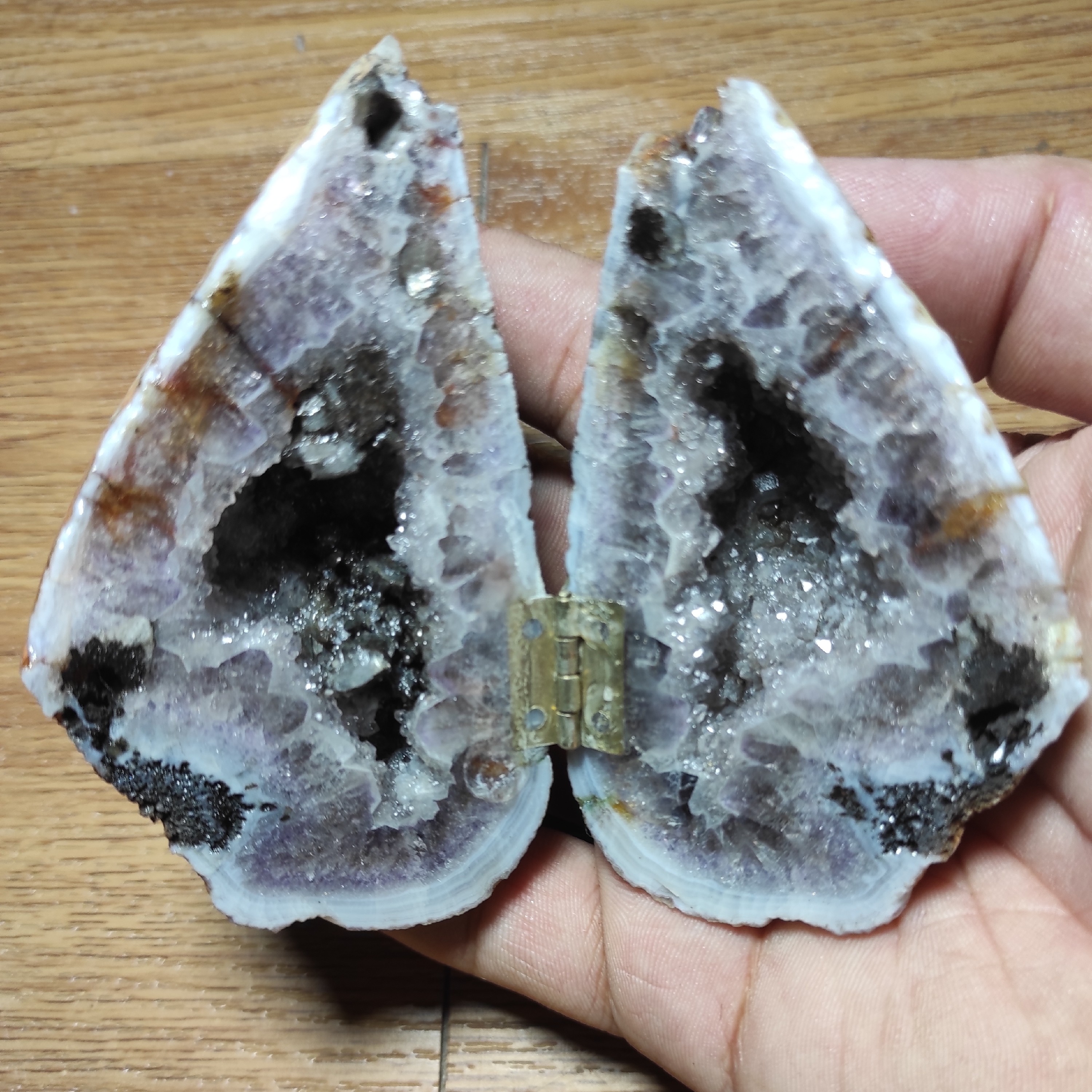 سنگ اماتیس کوارتز توپی 123660