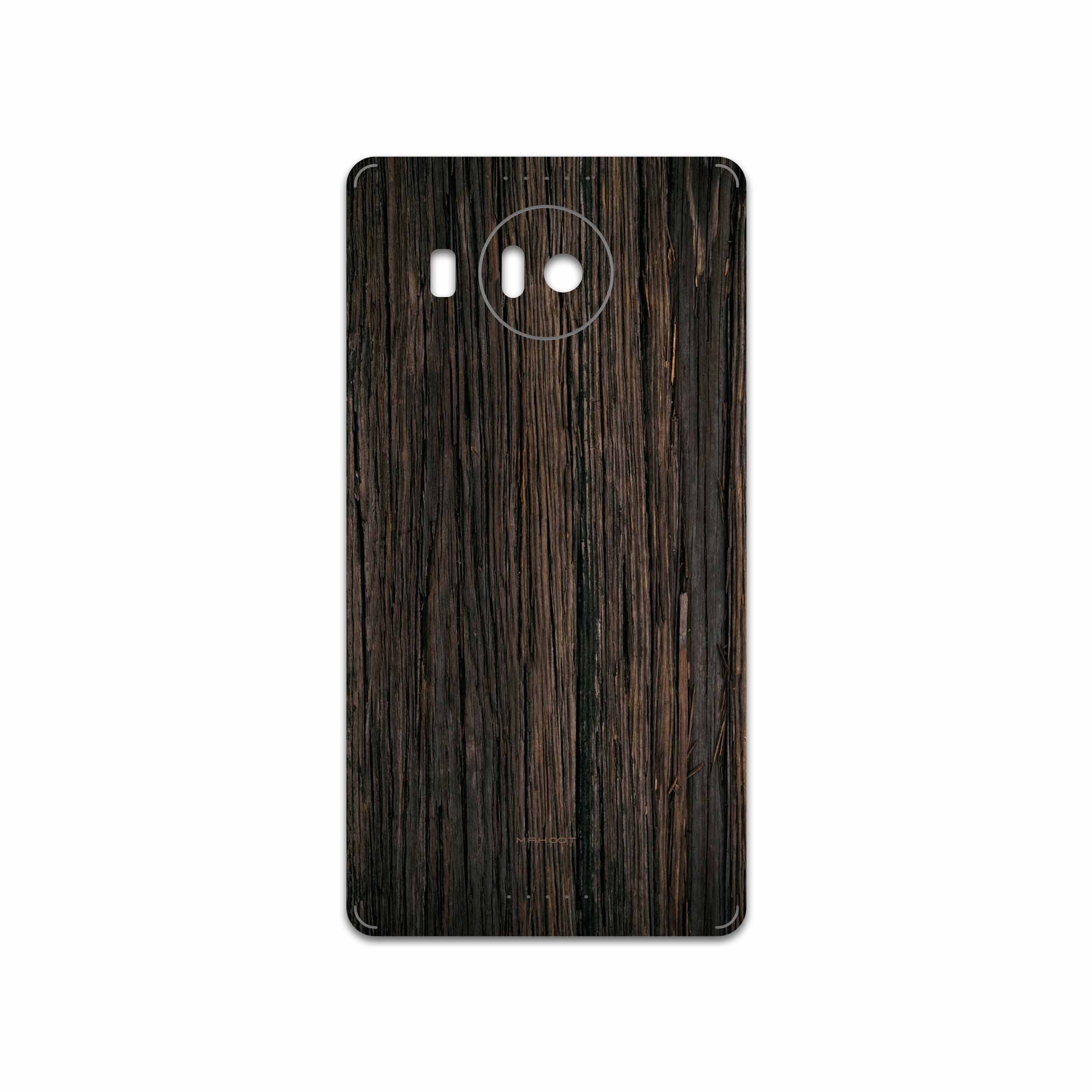 برچسب پوششی ماهوت مدل Burned Wood مناسب برای گوشی موبایل مایکروسافت Lumia 950 XL