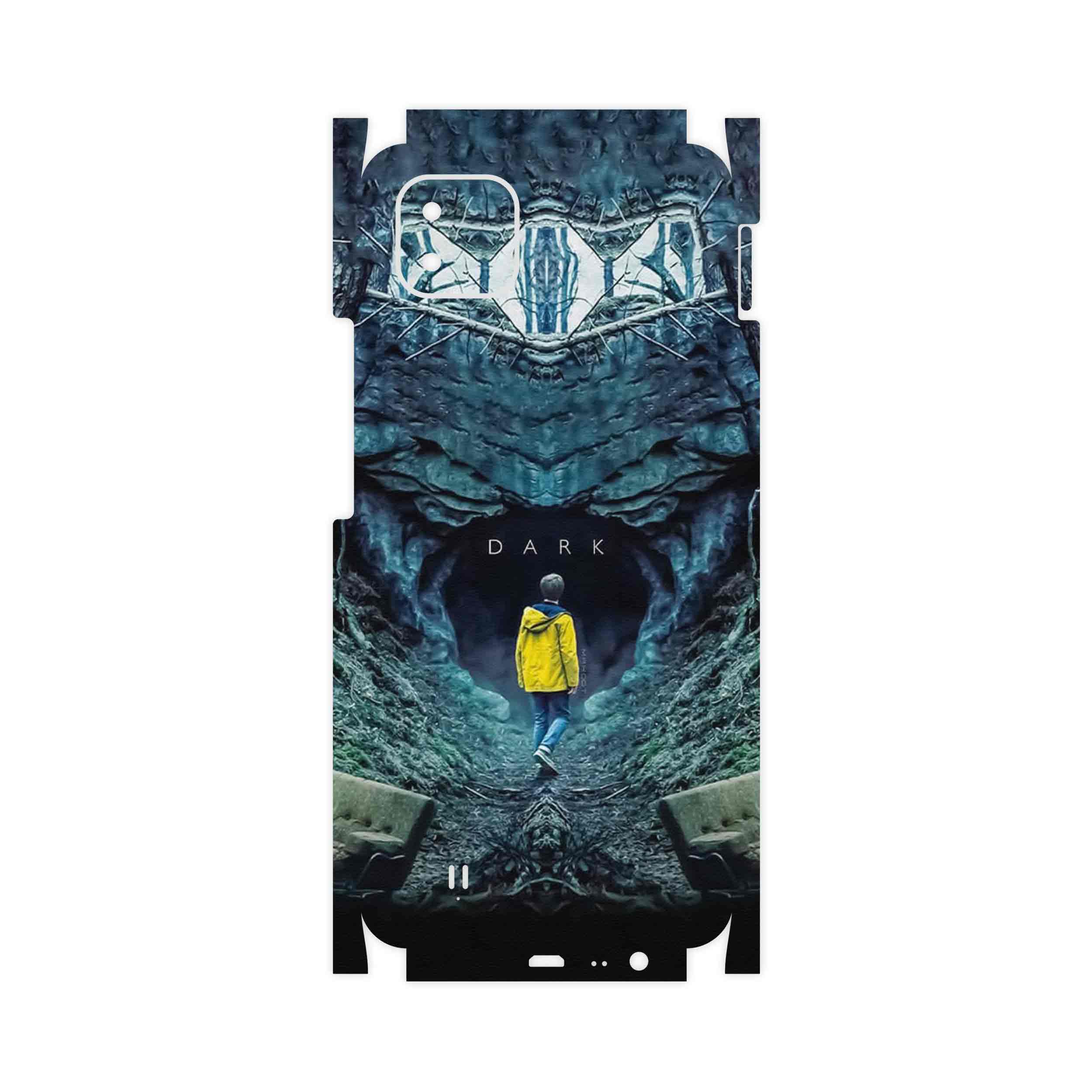 برچسب پوششی ماهوت مدل Dark-FullSkin مناسب برای گوشی موبایل ریلمی C11 2021