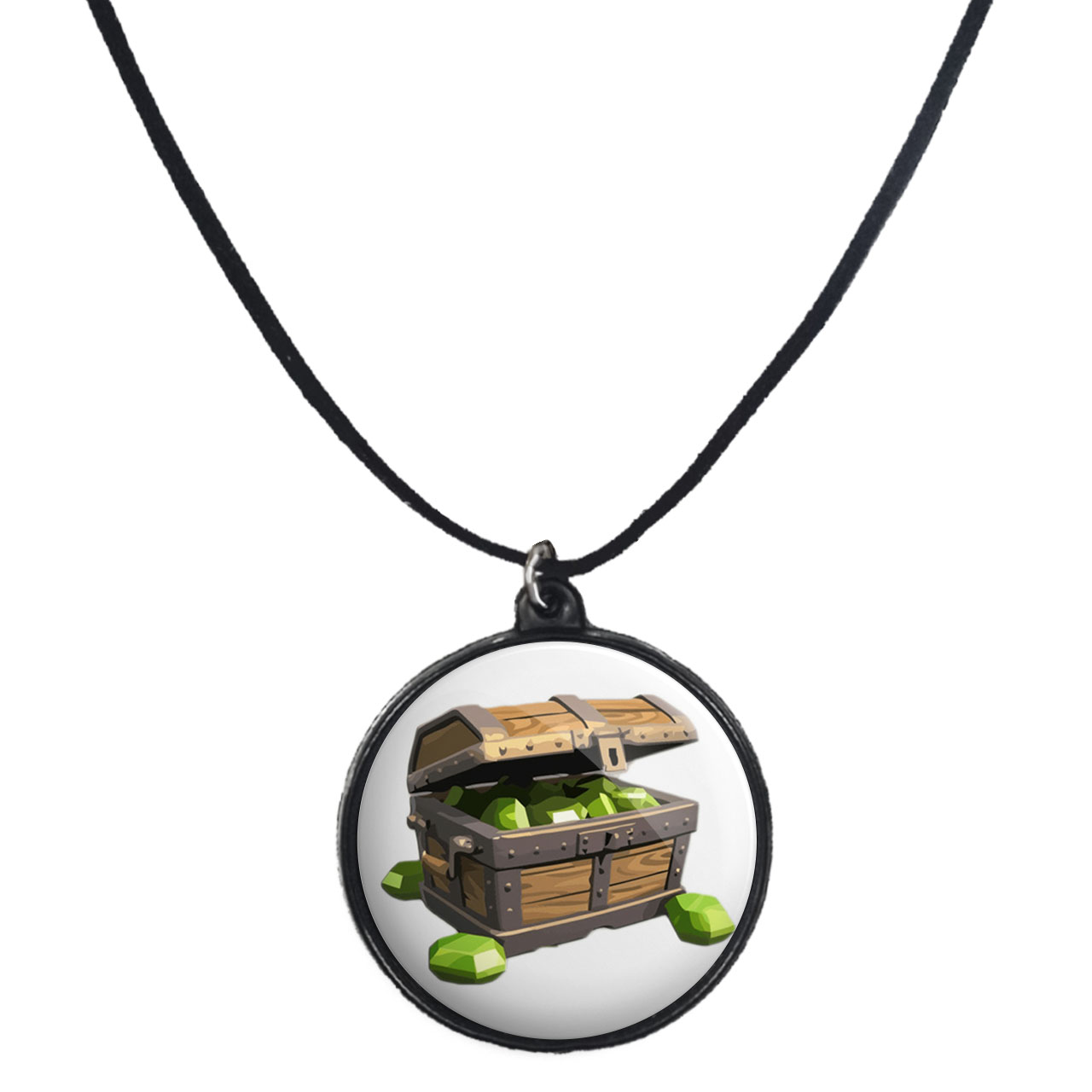 گردنبند پرمانه طرح clash کد pmb.26428 مدل دو طرفه